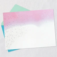 Watercolor Flowers and Sequins Blank Thank You Card for only USD 4.59 | Hallmark