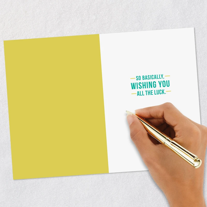 Wishing You All the Luck Funny Good Luck Card for only USD 4.49 | Hallmark