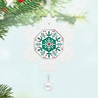 Snowflake 2025 Porcelain Ornament for only USD 24.99 | Hallmark