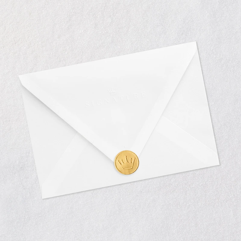 White Flowers on Blush Pink Blank Card for only USD 7.59 | Hallmark