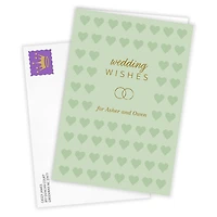 Hearts and Gold Rings Custom Wedding Card for only USD 4.99 | Hallmark