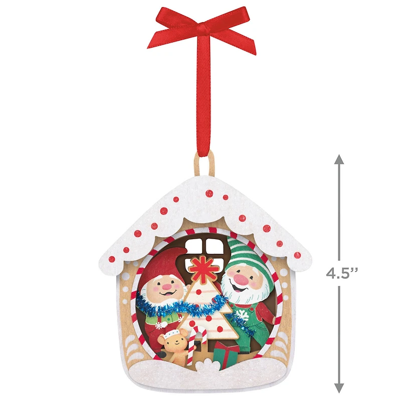 5th Anniversary Gnome for Christmas Papercraft Ornament for only USD 31.99 | Hallmark