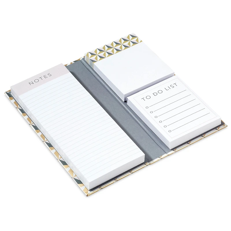 Blush, Pink and Gray Geometric Folio and Memo Pad Set for only USD 13.99 | Hallmark