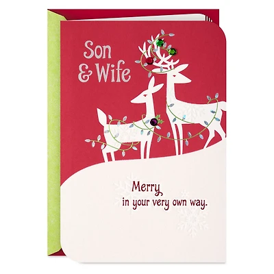 You're So Good Together Christmas Card for Son and Wife for only USD 6.99 | Hallmark