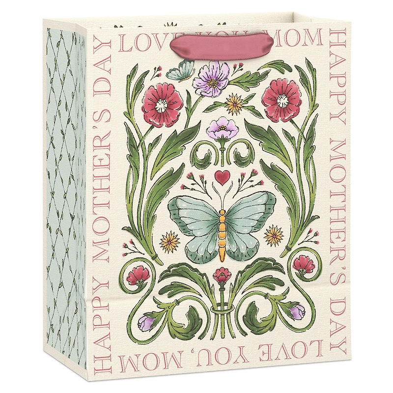 9.6" Illustrated Floral Medium Mother's Day Gift Bag for only USD 3.99 | Hallmark