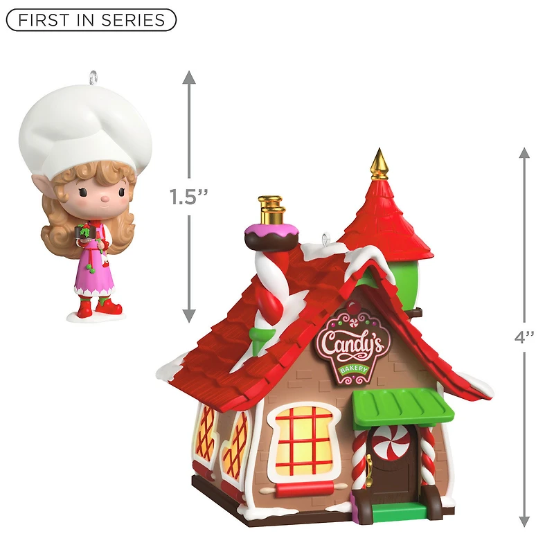 Welcome to Elfville Candy's Bakery Ornaments, Set of 2 for only USD 44.99 | Hallmark
