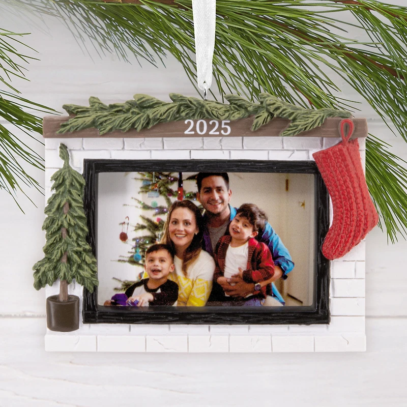 Cozy Fireplace 2025 Photo Frame Hallmark Ornament for only USD 14.99 | Hallmark