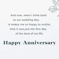 Our Wedding Day Was Only the Beginning Anniversary Card for Husband for only USD 9.59 | Hallmark