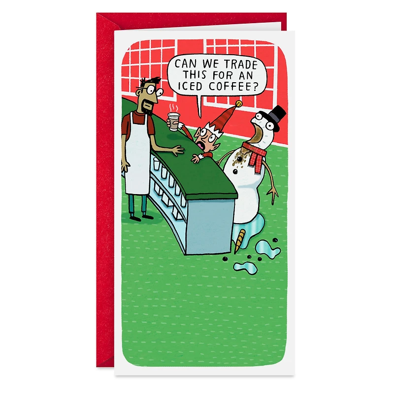 A Latte Joy Funny Money Holder Christmas Card for only USD 2.99 | Hallmark