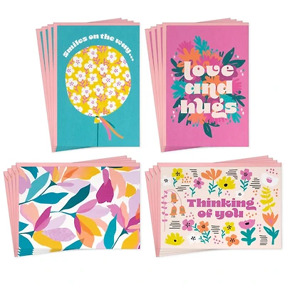 Flowers and Balloons Assorted Encouragement Cards, Pack of 16 for only USD 10.99 | Hallmark