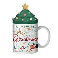 Silver Buffalo Harry Potter Happy Christmas Mug With Tree Lid, 18 oz. for only USD 19.99 | Hallmark