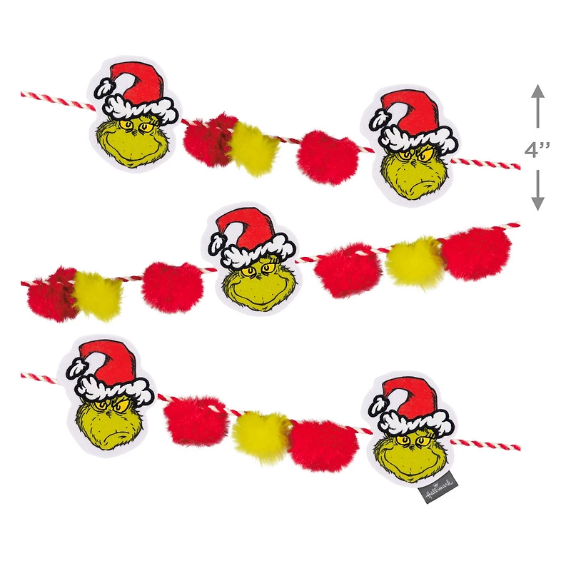 Dr. Seuss's How the Grinch Stole Christmas!™ Fabric Hallmark Garland, 72" for only USD 14.99 | Hallmark
