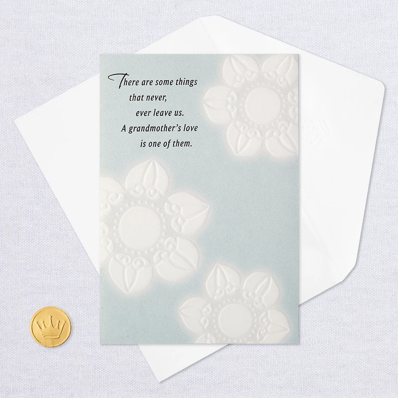 A Grandmother's Love Never Leaves Sympathy Card for only USD 4.99 | Hallmark