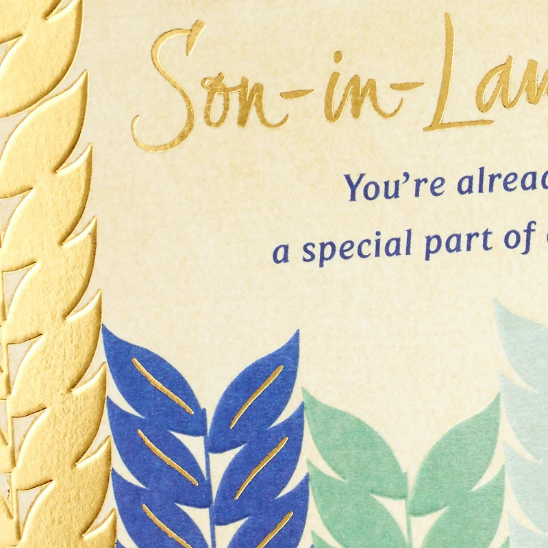 You're a Special Part of Our Family Wedding Card for Son-in-Law for only USD 3.99 | Hallmark