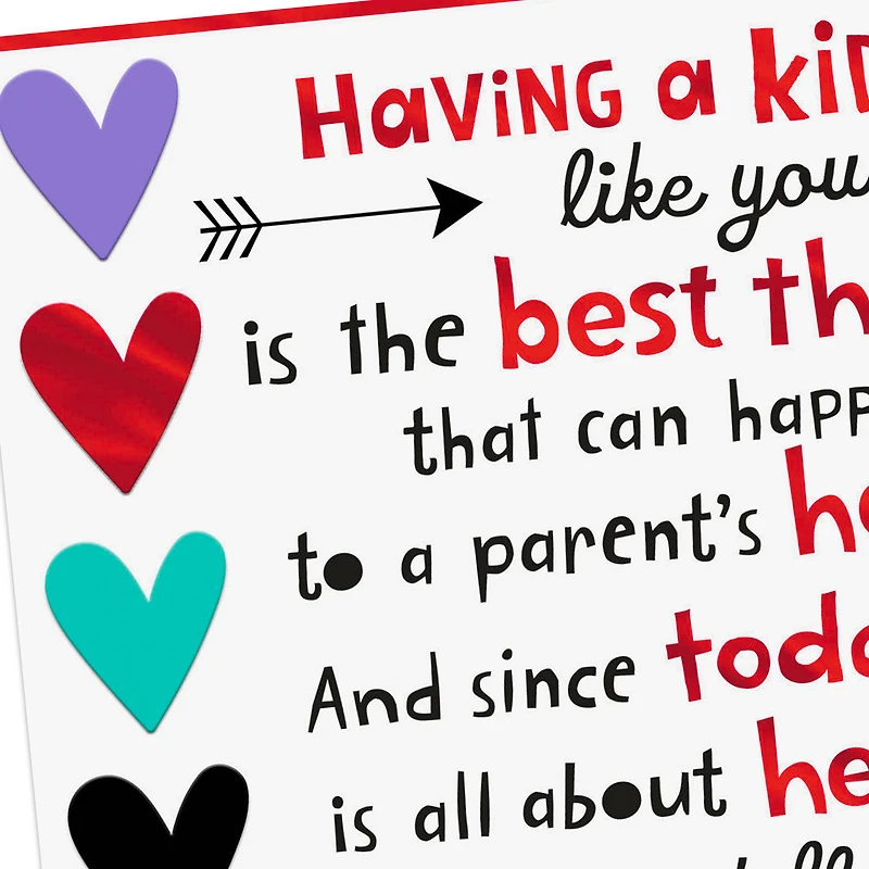 So Lucky to Have a Kid Like You Valentine's Day Card From Parent for only USD 3.99 | Hallmark