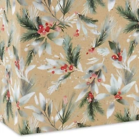 6.5" Holly and Berries on Kraft Small Holiday Gift Bag for only USD 2.49 | Hallmark