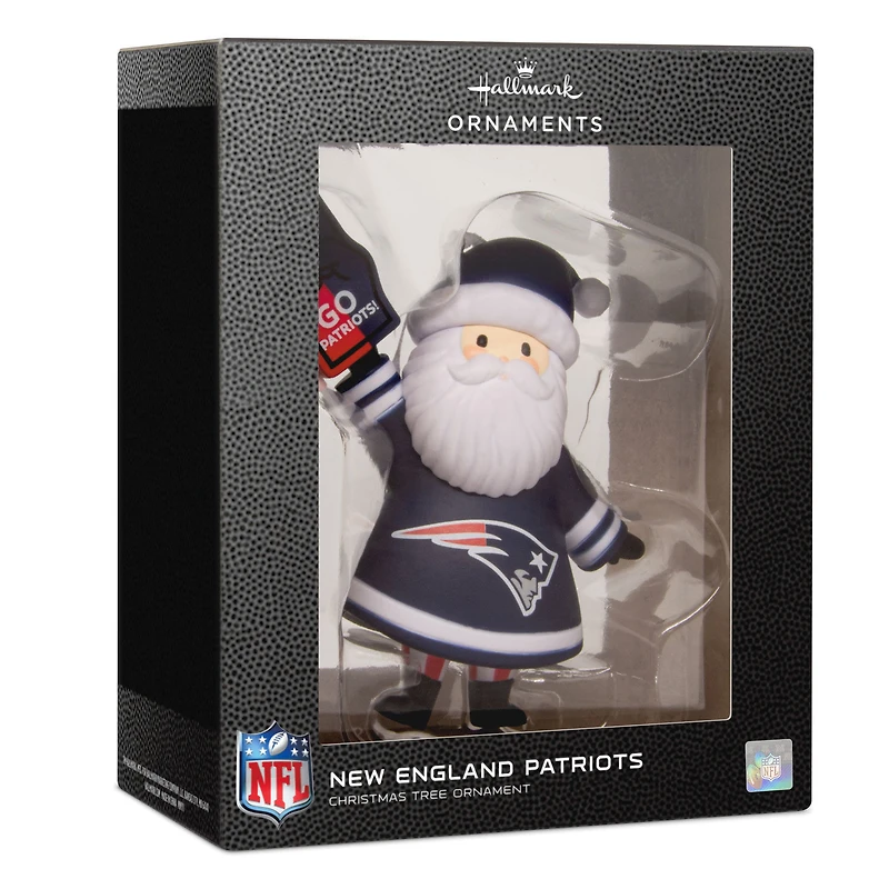 NFL New England Patriots Santa Fan Hallmark Ornament for only USD 12.99 | Hallmark