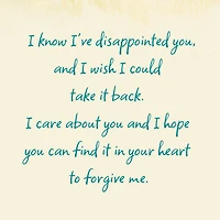 I Hope You Can Forgive Me Apology Card for only USD 4.59 | Hallmark