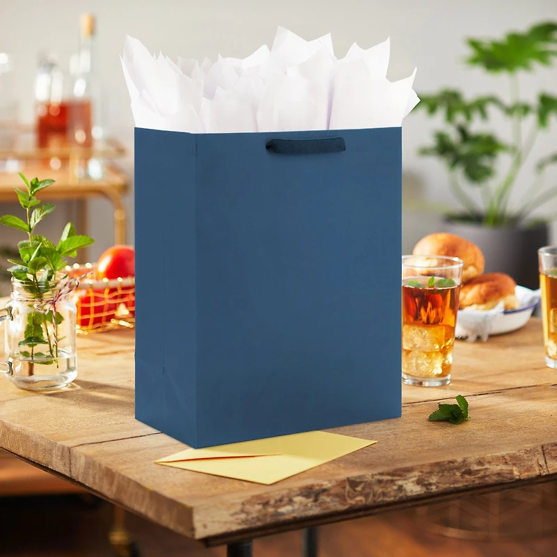 13" Navy Large Gift Bag for only USD 4.49 | Hallmark