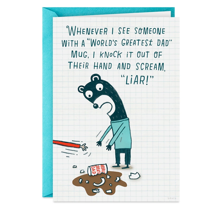 World's Greatest Dad Mug Funny Birthday Card for only USD 3.99 | Hallmark
