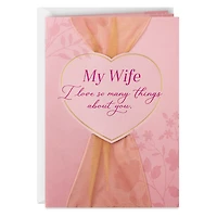 I Love So Many Things About You Birthday Card for Wife for only USD 7.99 | Hallmark