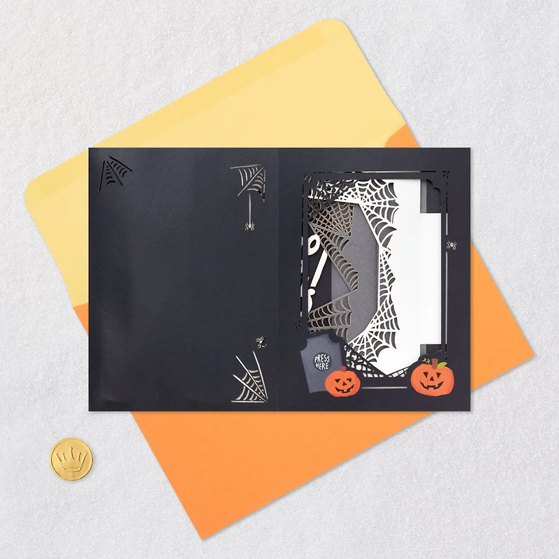 Boo to You Musical 3D Pop-Up Halloween Card With Light for only USD 10.99 | Hallmark