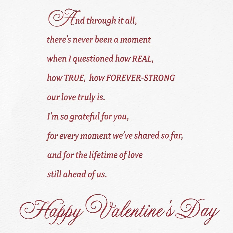 For My Love of a Lifetime Valentine's Day Card for only USD 6.99 | Hallmark