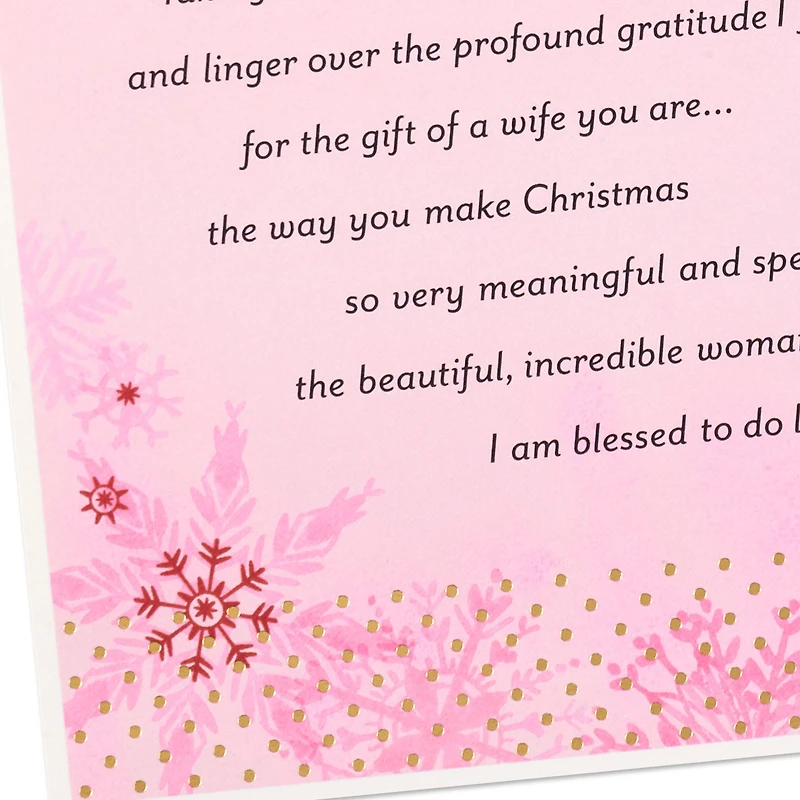 I'm Blessed to Do Life With You Religious Christmas Card for Wife for only USD 6.99 | Hallmark