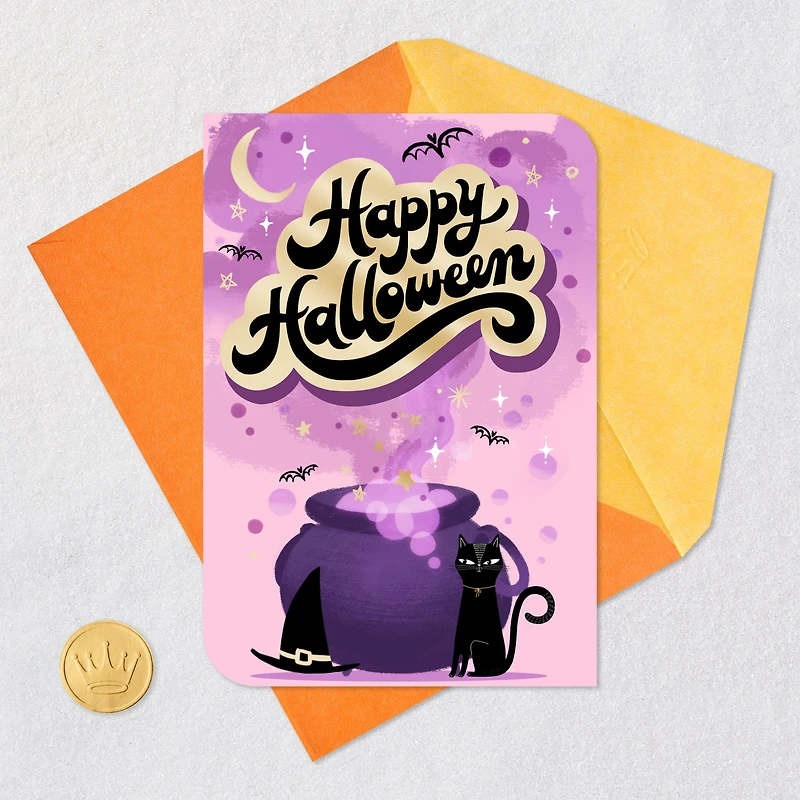 Witch's Cauldron Halloween Card for only USD 3.99 | Hallmark