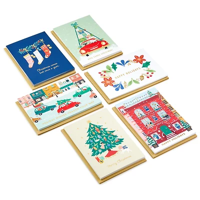 Vintage Cheer Assorted Boxed Christmas Cards, Pack of 36 for only USD 18.99 | Hallmark