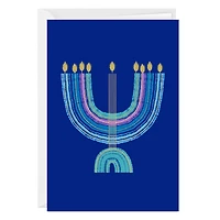Colorful Menorah Custom Hanukkah Card for only USD 4.99 | Hallmark