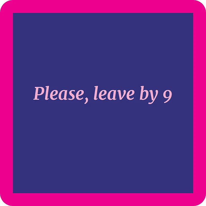 Drinks on Me Leave By 9 Funny Coaster for only USD 4.99 | Hallmark