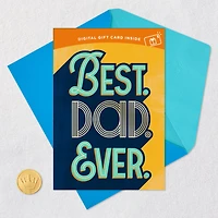 Best Dad Ever Gift Card Greeting Father's Day Card for only USD 4.99 | Hallmark