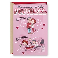 Marriage is Like Football Funny Pop-Up Valentine's Day Card for only USD 5.59 | Hallmark
