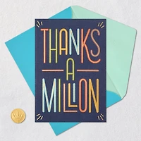 Thanks a Million Thank-You Card for only USD 3.99 | Hallmark