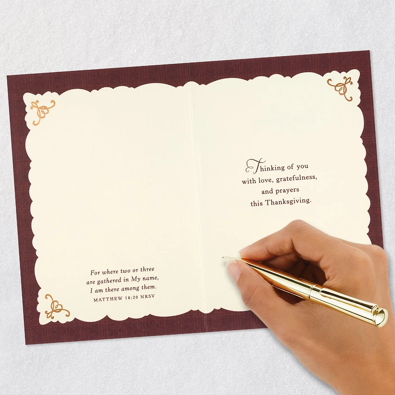 Love, Gratefulness and Prayers Religious Thanksgiving Card for only USD 5.99 | Hallmark