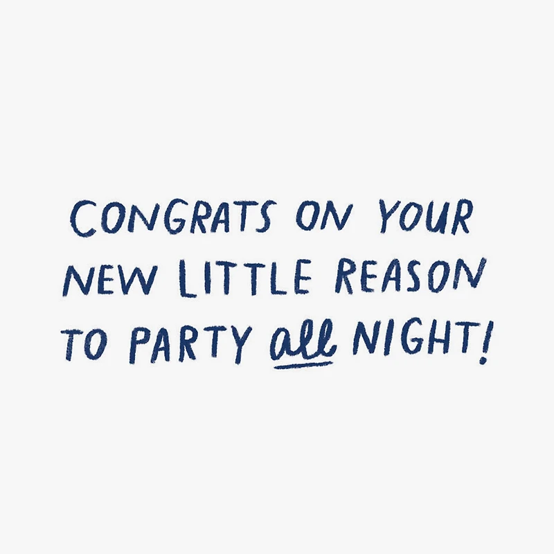 Party at My Crib Funny New Baby Card for only USD 4.49 | Hallmark