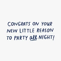Party at My Crib Funny New Baby Card for only USD 4.49 | Hallmark