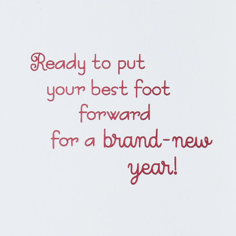 Putting Your Best Foot Forward Birthday Card for only USD 4.99 | Hallmark