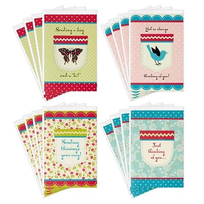 Stitched Pockets Religious Boxed Thinking of You Cards Assortment, Pack of 12 for only USD 6.99 | Hallmark