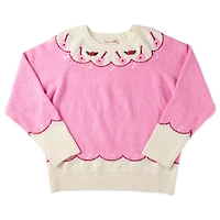 Hallmark x Opry® Guitar Fair Isle Women's Pink and Cream Sweater for only USD 75.00 | Hallmark