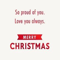 Proud of You Always Christmas Card for Grandson for only USD 3.99 | Hallmark