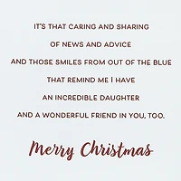 I Love How Close We Are Christmas Card for Daughter for only USD 5.99 | Hallmark