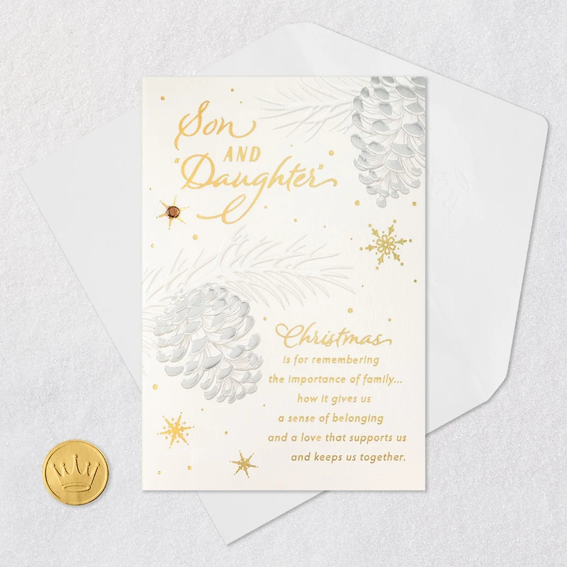 Love Keeps Us Together Christmas Card for Son and Daughter-in-Law for only USD 6.99 | Hallmark