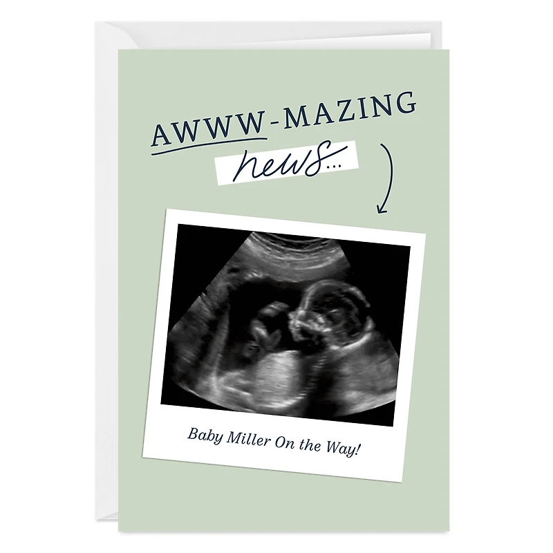 Aw-Mazing News Custom Congratulations Card for only USD 4.99 | Hallmark