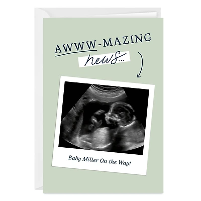 Aw-Mazing News Custom Congratulations Card for only USD 4.99 | Hallmark