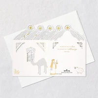 Joy to the World Nativity Scene Musical 3D Pop-Up Christmas Card With Light for only USD 10.99 | Hallmark