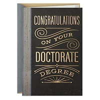 Dedication and Hard Work Graduation Card for Doctorate for only USD 4.59 | Hallmark