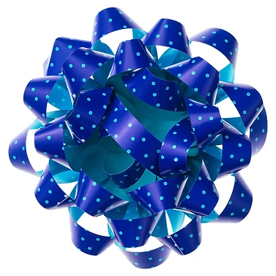 4.6" Turquoise Mini Dots on Blue Gift Bow for only USD 1.99 | Hallmark
