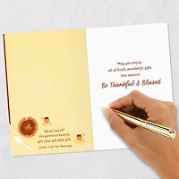 Enjoy God's Wonderful Gifts Religious Thanksgiving Card for only USD 2.00 | Hallmark